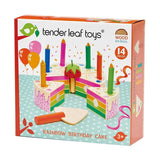 Tender Leaf Toys: tęczowy tort Rainbow Birthday Cake - Noski Noski