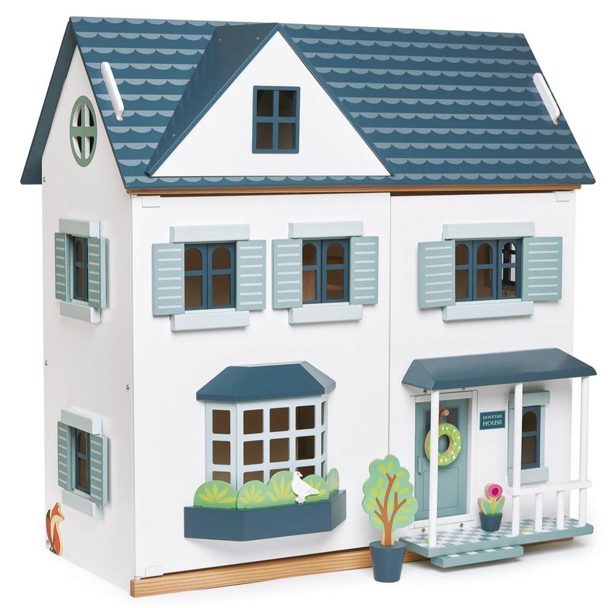 Tender Leaf Toys: trzypiętrowy domek dla lalek Dovetail House - Noski Noski