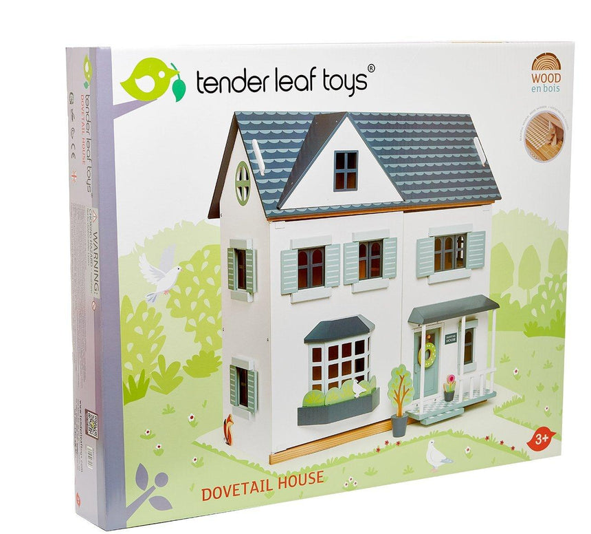 Tender Leaf Toys: trzypiętrowy domek dla lalek Dovetail House - Noski Noski