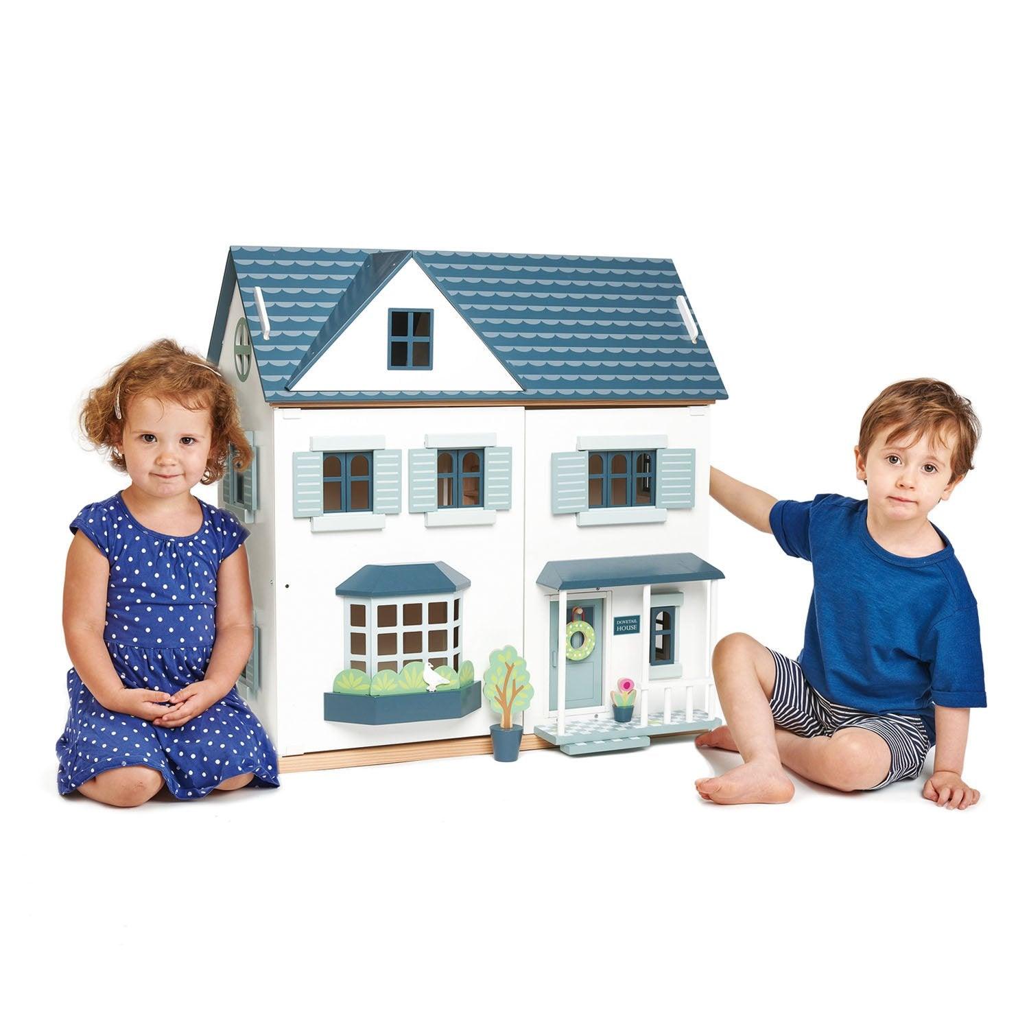 Tender Leaf Toys: trzypiętrowy domek dla lalek Dovetail House - Noski Noski
