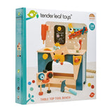 Tender Leaf Toys: warsztat majsterkowicza Table Top Tool Bench - Noski Noski