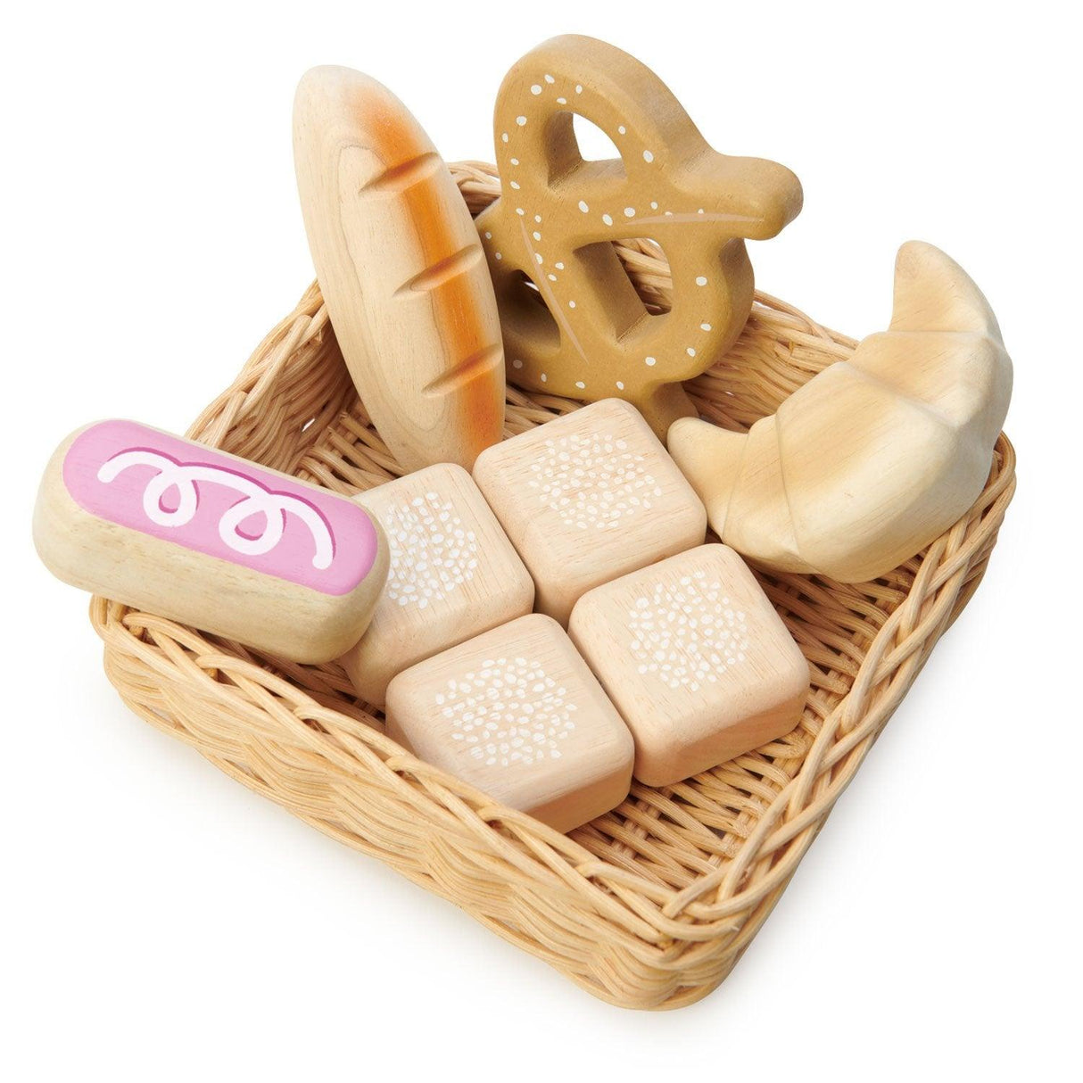 Tender Leaf Toys: wiklinowy koszyk z pieczywem Bread Basket - Noski Noski