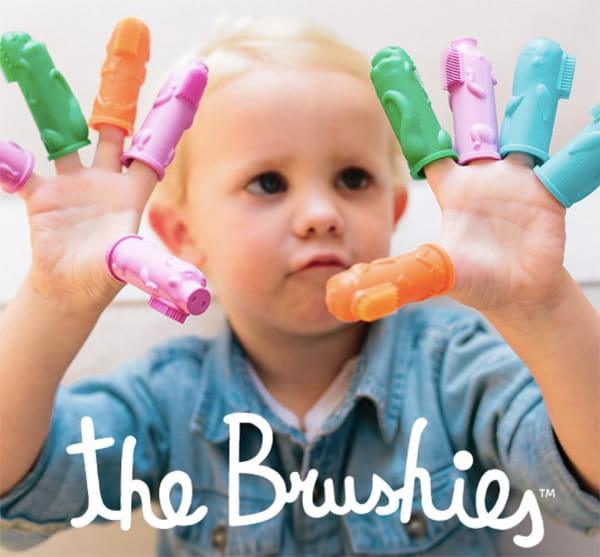 The Brushies: silikonowe szczoteczki na palec i książeczka - Noski Noski