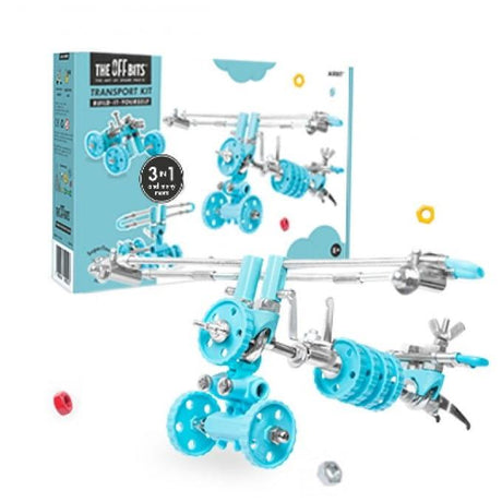 The Offbits: śrubki konstrukcyjne duży zestaw 3w1 Transport Kit - Noski Noski