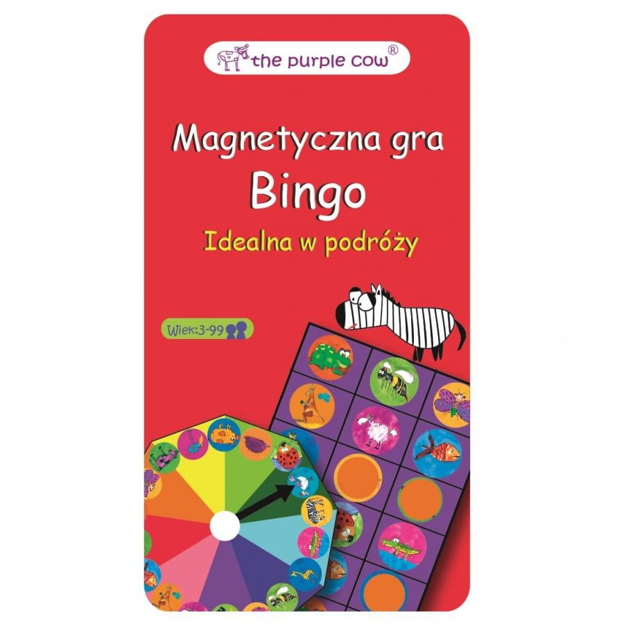 The Purple Cow: magnetyczna gra podróżna Bingo - Noski Noski