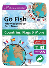The Purple Cow: magnetyczna gra podróżna Go Fish Kraje i Flagi - Noski Noski