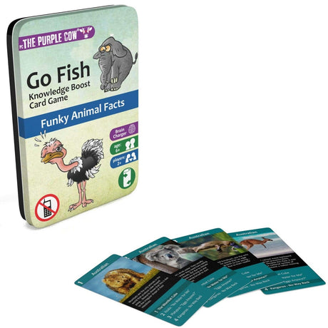 The Purple Cow: magnetyczna gra podróżna Go Fish Zwierzęta - Noski Noski