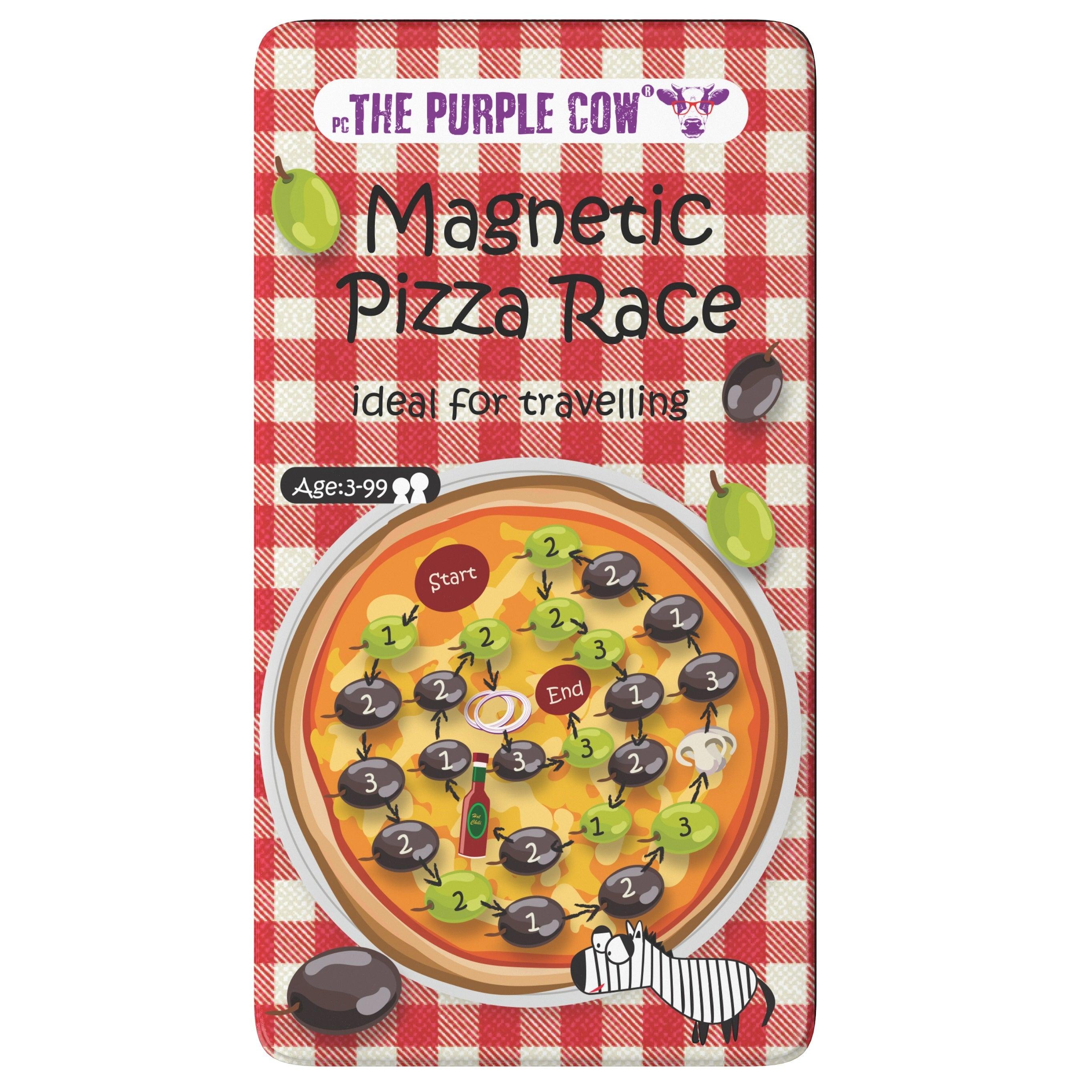 The Purple Cow: magnetyczna gra podróżna Pizza Race - Noski Noski