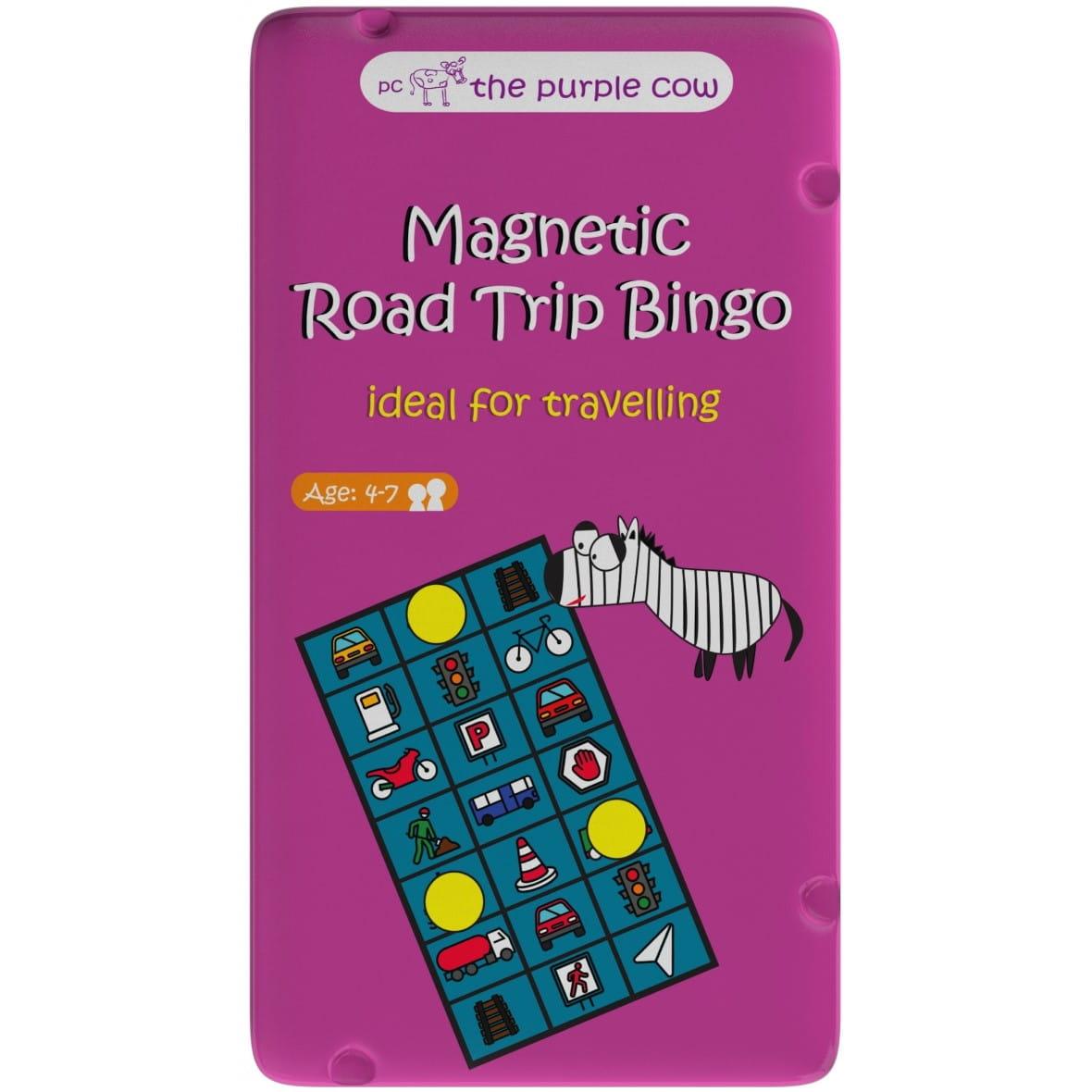 The Purple Cow: magnetyczna gra podróżna Road Trip Bingo - Noski Noski