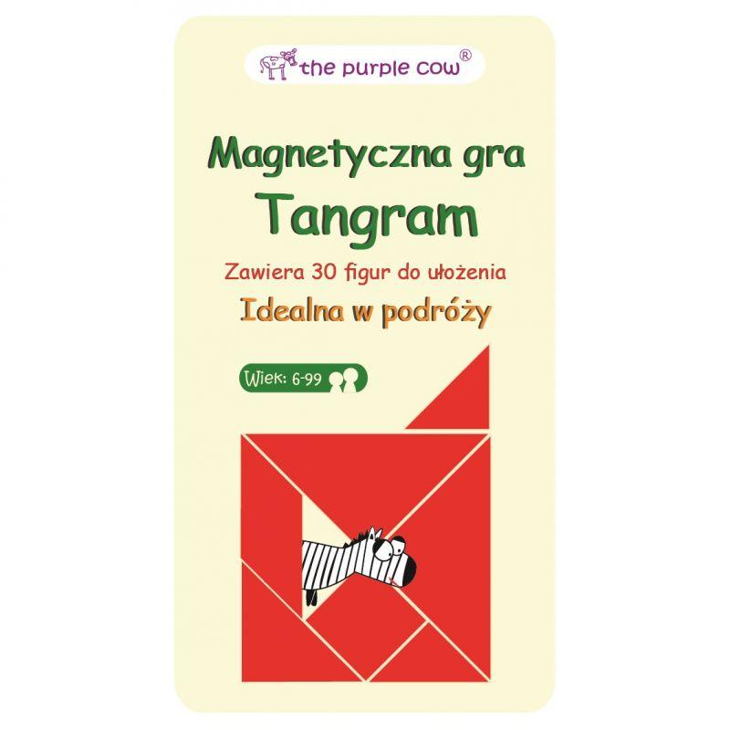The Purple Cow: magnetyczna gra podróżna Tangram - Noski Noski