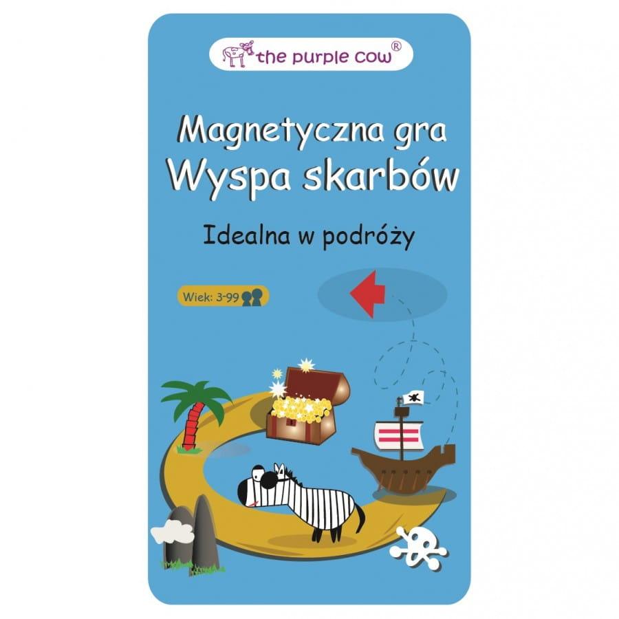The Purple Cow: magnetyczna gra podróżna Wyspa Skarbów - Noski Noski