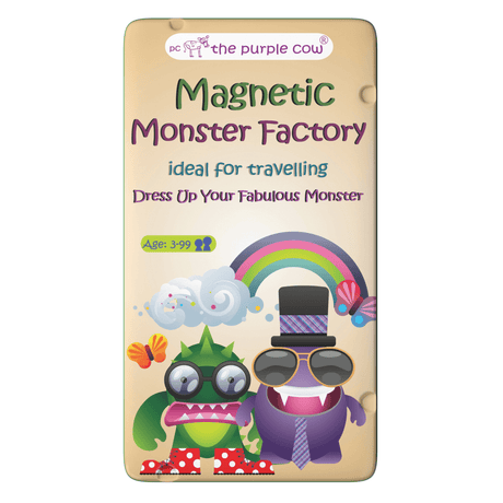 The Purple Cow: magnetyczna układanka Fabryka Potworów - Noski Noski
