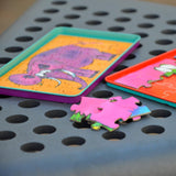 The Purple Cow: magnetyczne puzzle Farma - Noski Noski