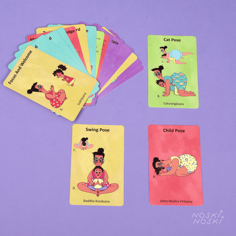 The Purple Cow: nauka jogi dla dzieci DODA YOGA Rodzice i Dzieci - Noski Noski
