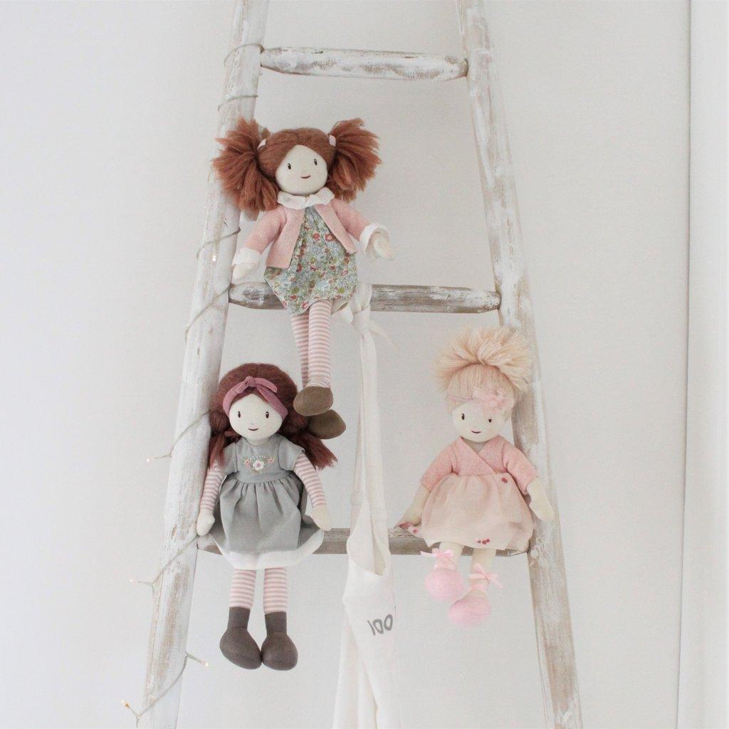 ThreadBear Design: materiałowa lalka Marty Rag Doll - Noski Noski