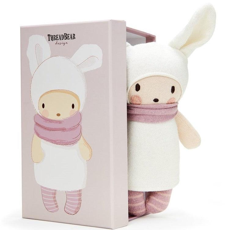 ThreadBear Design: pierwsza przytulanka Baby Baba Knitted Doll - Noski Noski