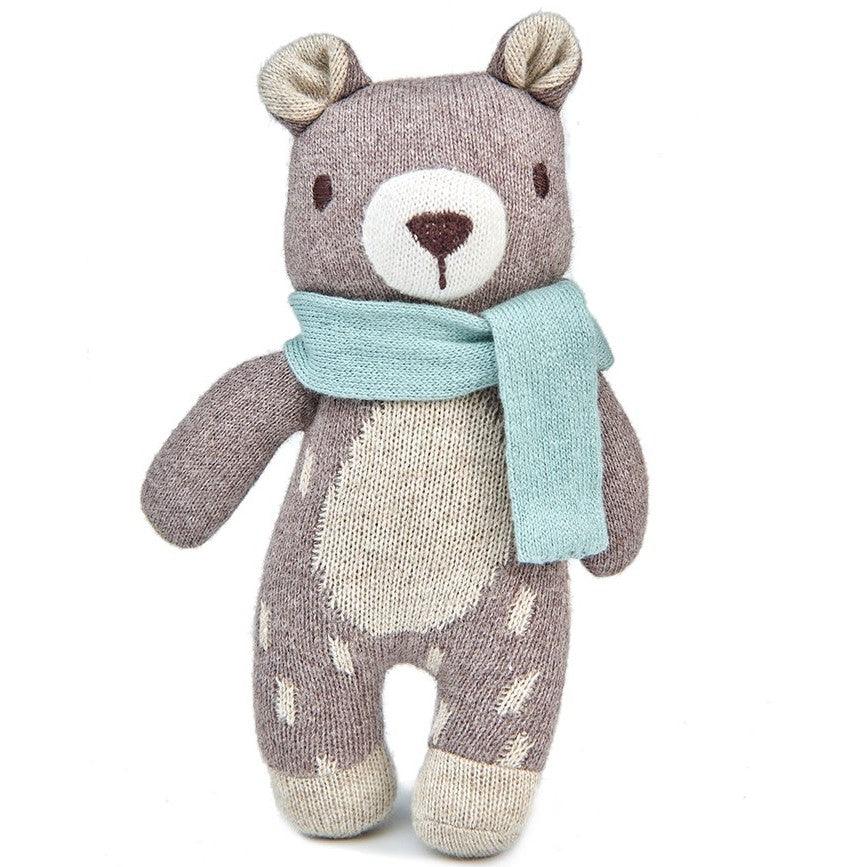 ThreadBear Design: przytulanka miś Fred The Bear Knitted Toy - Noski Noski