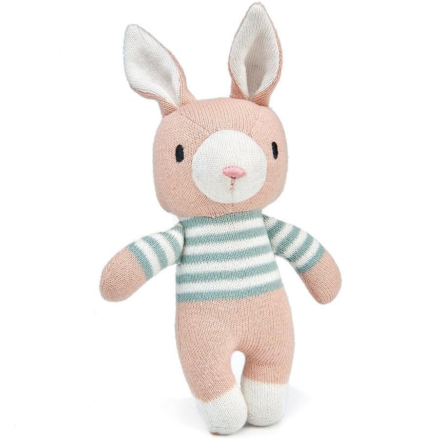ThreadBear Design: przytulanka zajączek Finbar The Hare Knitted Toy - Noski Noski