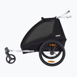 Thule: przyczepka rowerowa dwuosobowa Coaster XT Bike Trailer+Stroll - Noski Noski