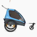 Thule: przyczepka rowerowa dwuosobowa Coaster XT Bike Trailer+Stroll - Noski Noski