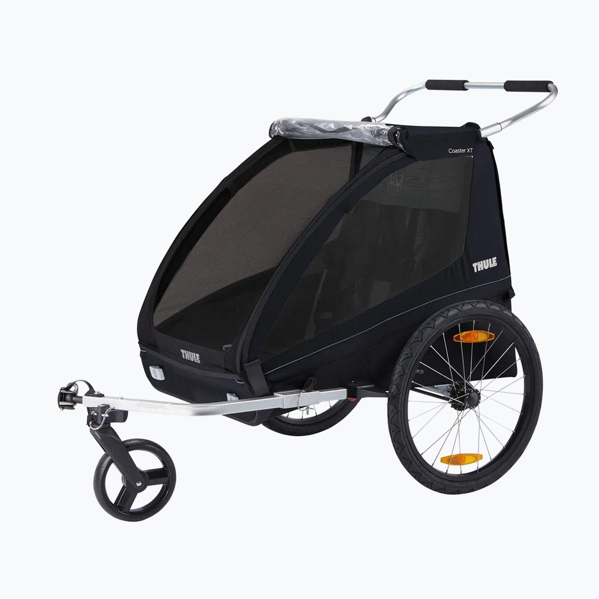 Thule: przyczepka rowerowa dwuosobowa Coaster XT Bike Trailer+Stroll - Noski Noski