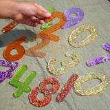 TickiT: brokatowe cyfry Rainbow Glitter Numbers 14 el. - Noski Noski