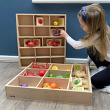 TickiT: drewniana taca odkrywców Wooden Sorting Tray 14-Way - Noski Noski
