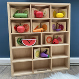 TickiT: drewniana taca odkrywców Wooden Sorting Tray 14-Way - Noski Noski