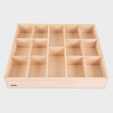 TickiT: drewniana taca odkrywców Wooden Sorting Tray 14-Way - Noski Noski