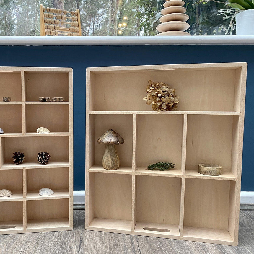 TickiT: drewniana taca odkrywców Wooden Sorting Tray 7-Way - Noski Noski
