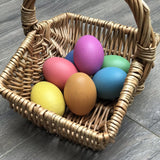 TickiT: drewniane jajka Rainbow Wooden Eggs 7 el. - Noski Noski