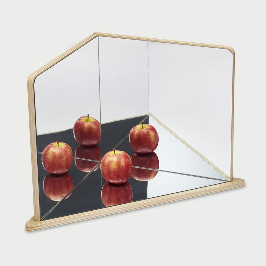 TickiT: lustro odkrywców Wooden 4-Way Mirror - Noski Noski