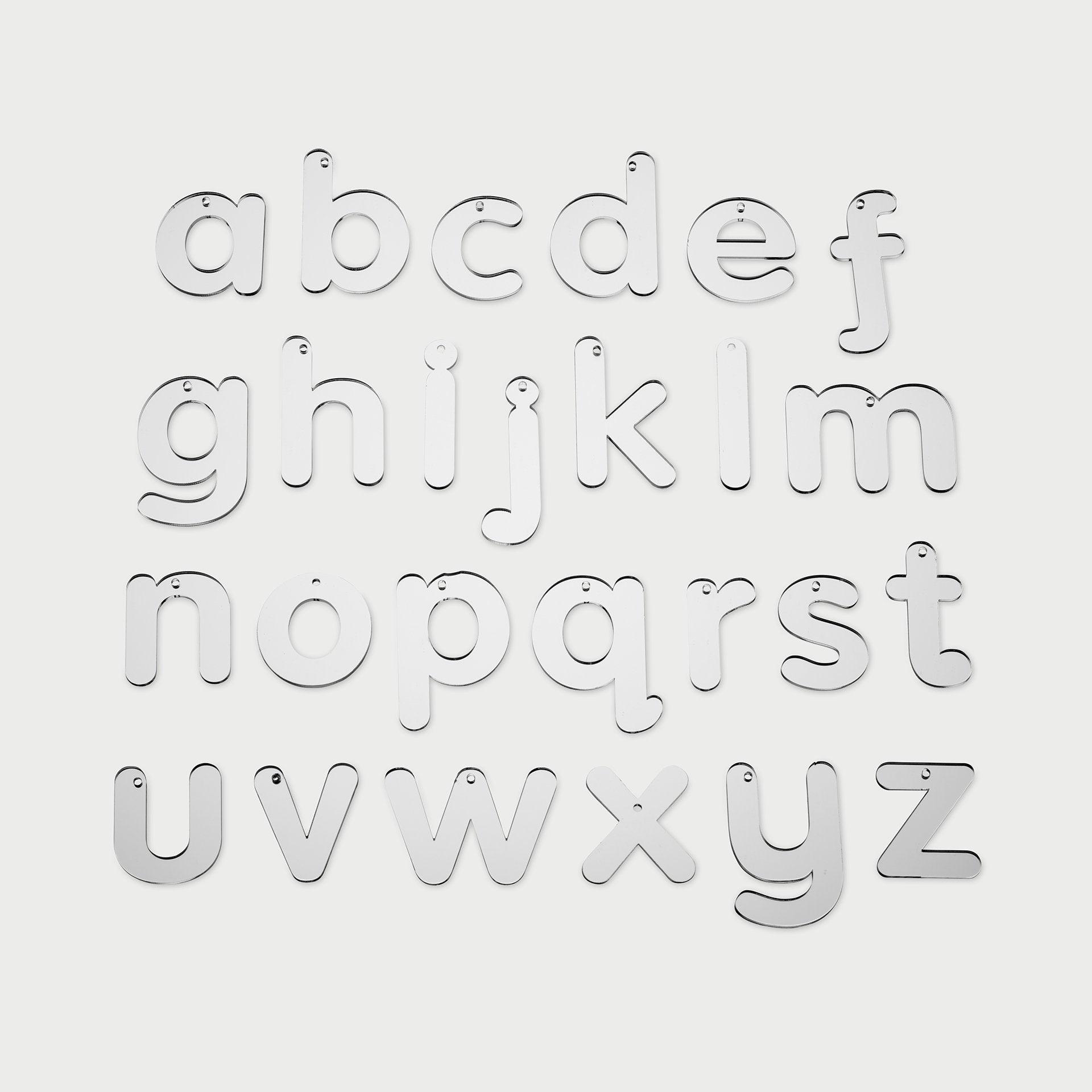 TickiT: lustrzany alfabet małe litery Mirror Letters Lower Case 26 el. - Noski Noski