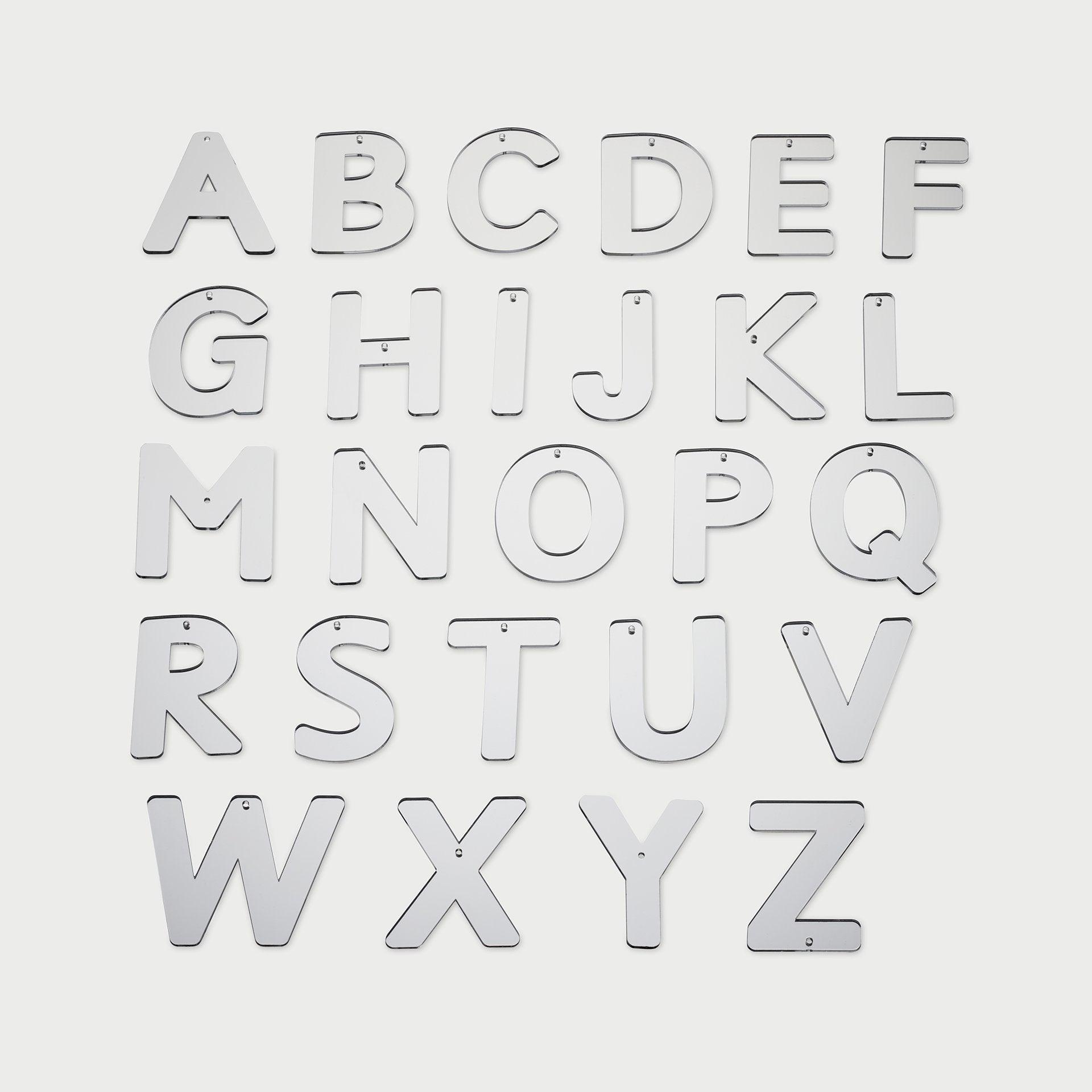 TickiT: lustrzany alfabet wielkie litery Mirror Letters Upper Case 26 el. - Noski Noski