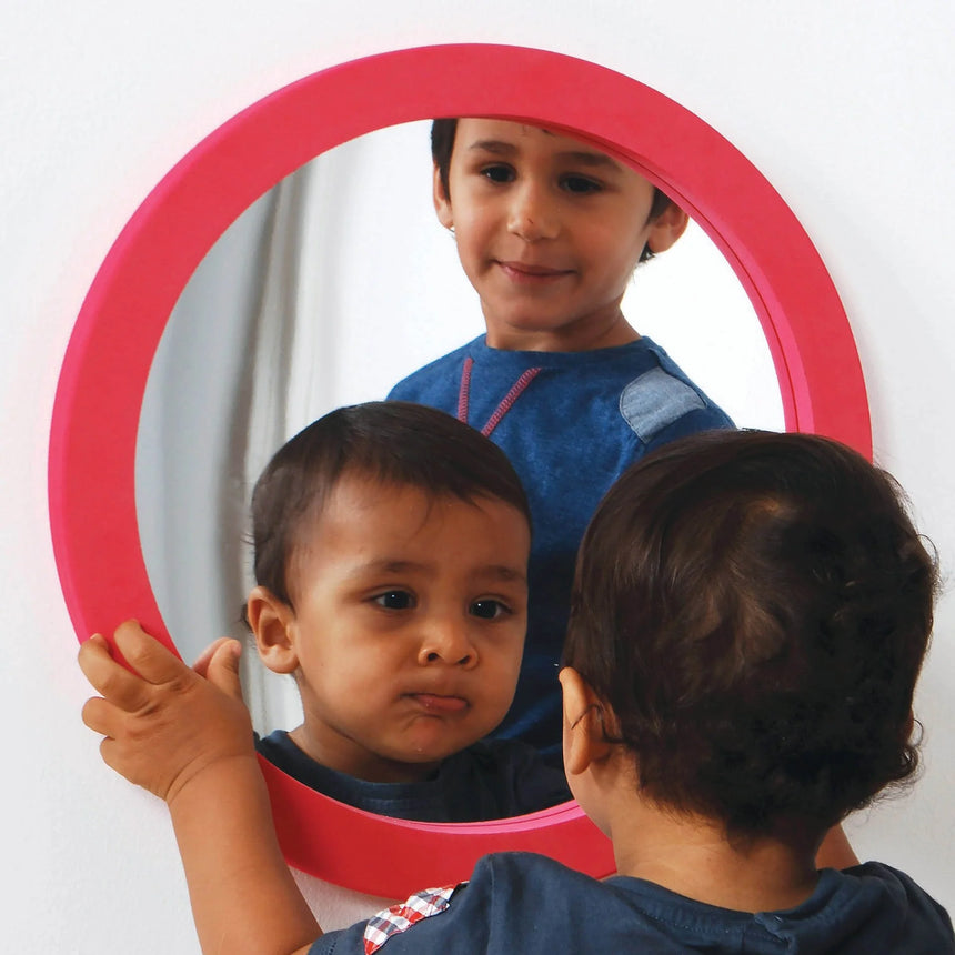 TickiT: miękkie okrągłe lustro Softie Round Wall Mirror - Noski Noski