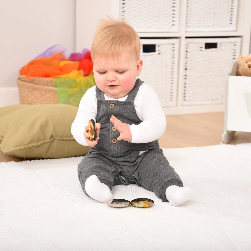 TickiT: sensoryczne dźwiękowe guziczki Sensory Reflective Sound Buttons 3 el. - Noski Noski