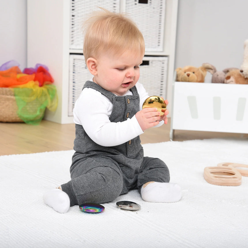 TickiT: sensoryczne dźwiękowe guziczki Sensory Reflective Sound Buttons 3 el. - Noski Noski