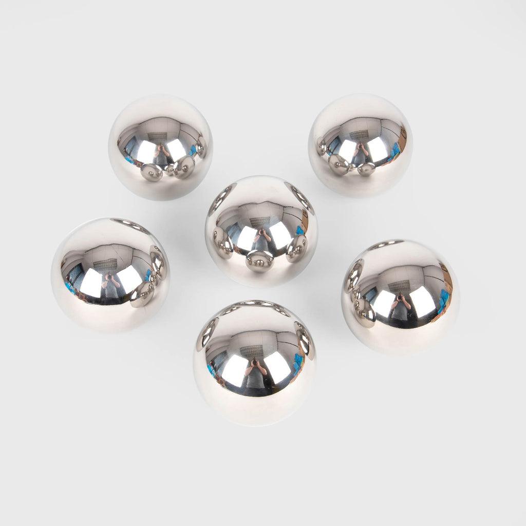 TickiT: srebrne kule sensoryczne Sensory Reflective Mystery Balls 6 el. - Noski Noski