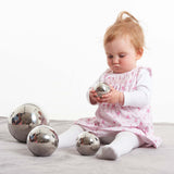 TickiT: srebrne kule sensoryczne Sensory Reflective Silver Balls 4 el. - Noski Noski