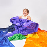 TickiT: tkanina do zabawy Rainbow Habutae Fabric Pack 7 el. - Noski Noski