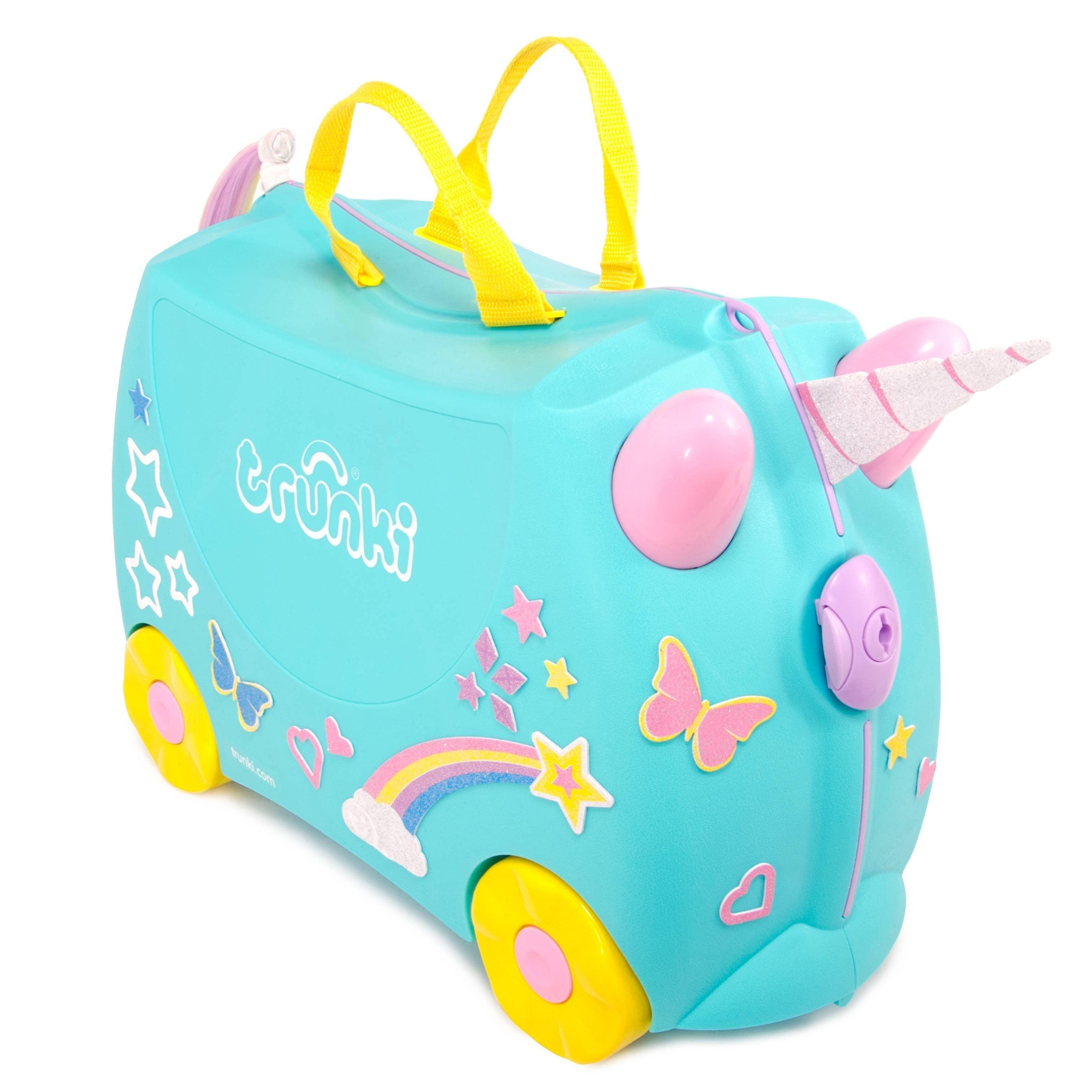 Trunki: jeżdżąca walizka dla dzieci jednorożec Una - Noski Noski