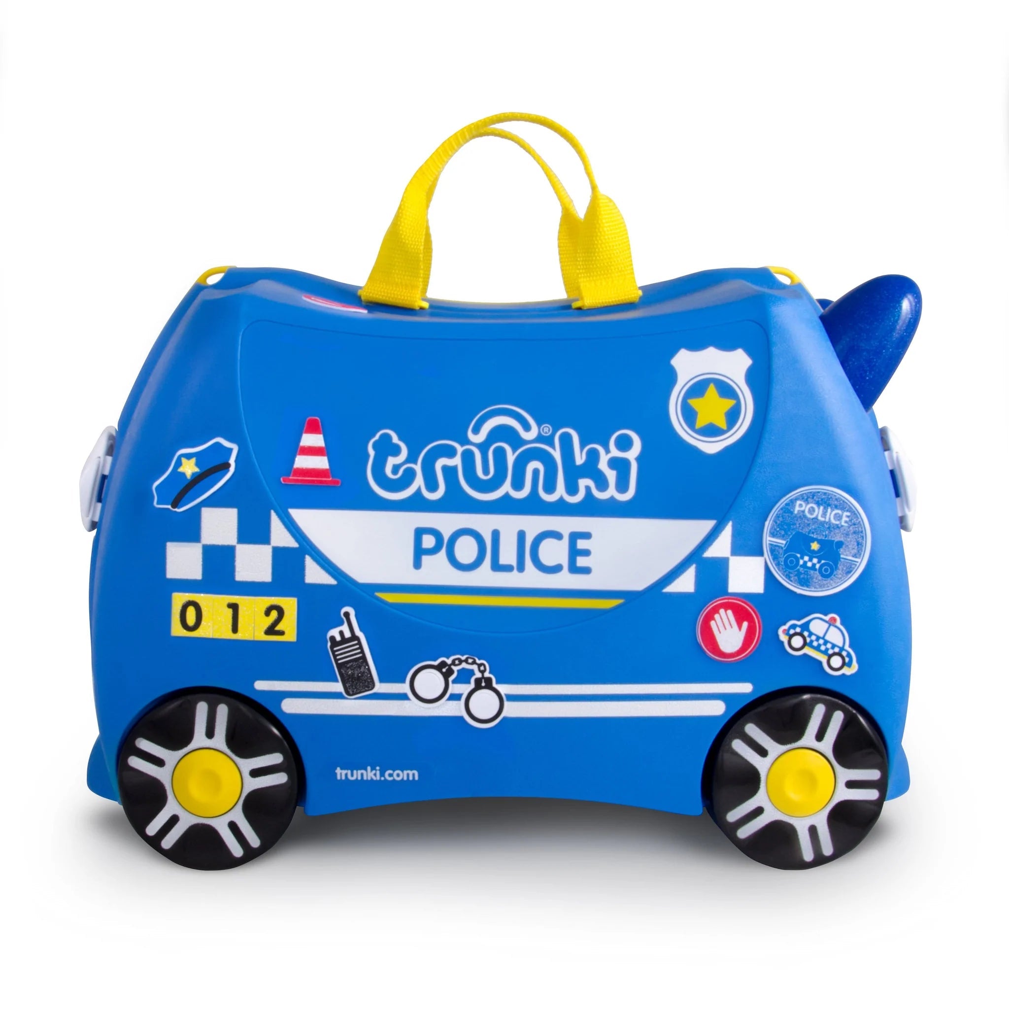 Trunki: jeżdżąca walizka dla dzieci radiowóz Percy - Noski Noski