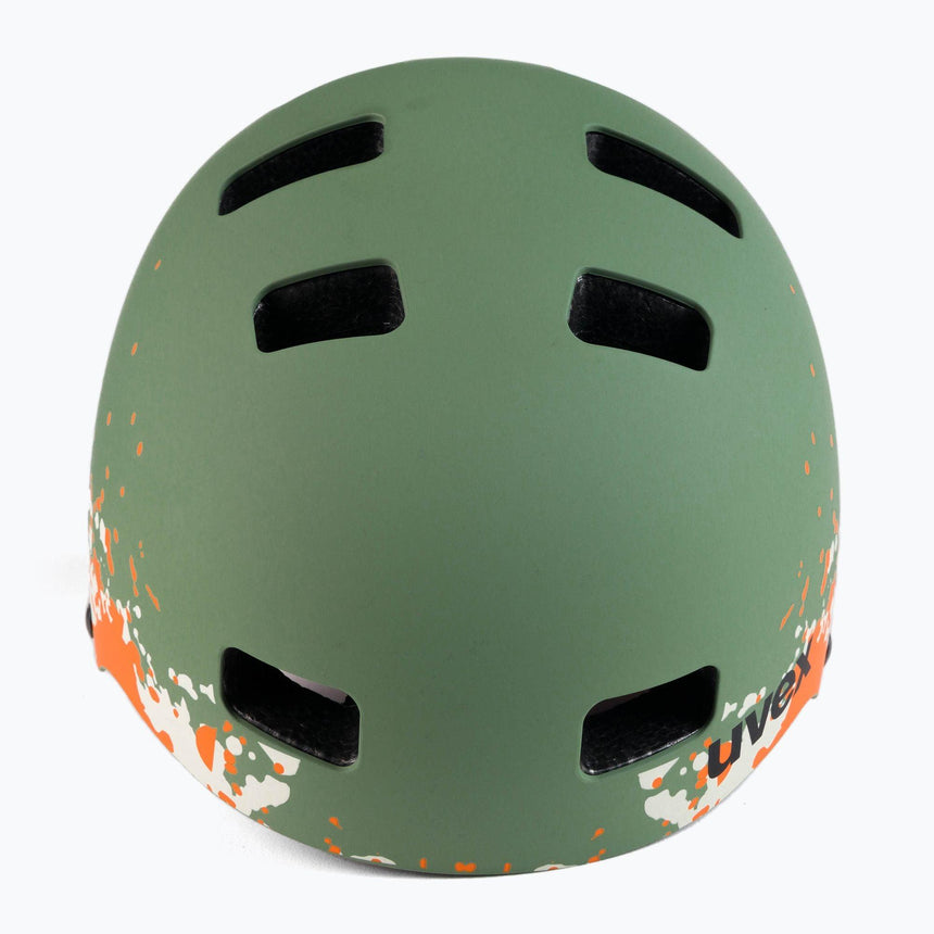 Uvex: kask rowerowy dziecięcy Kid 3 CC Moss Green-Sand - Noski Noski