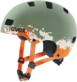 Uvex: kask rowerowy dziecięcy Kid 3 CC Moss Green-Sand - Noski Noski