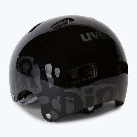 Kask rowerowy Uvex Kid 3 Dirtbike Black - bezpieczny i wygodny kask dla dzieci, idealny na rowerowe przygody.