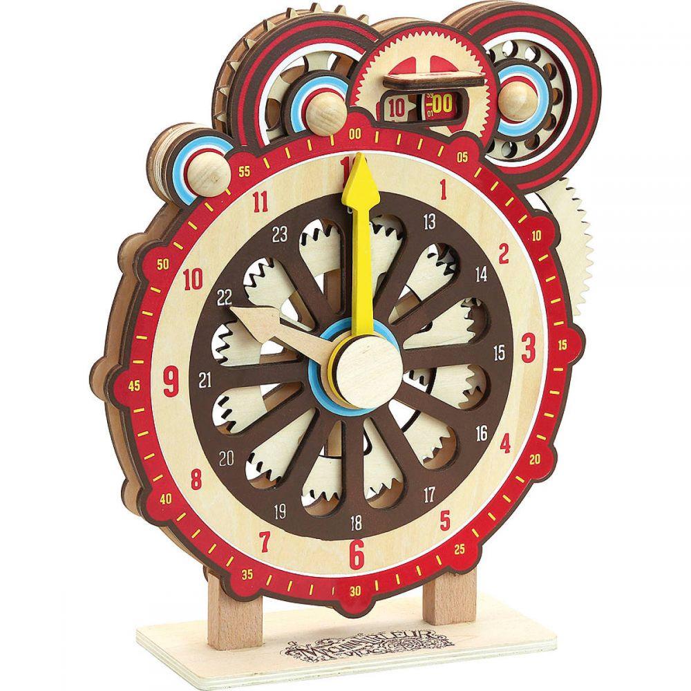 Vilac: drewniany zegar edukacyjny Machinalirleur - Noski Noski
