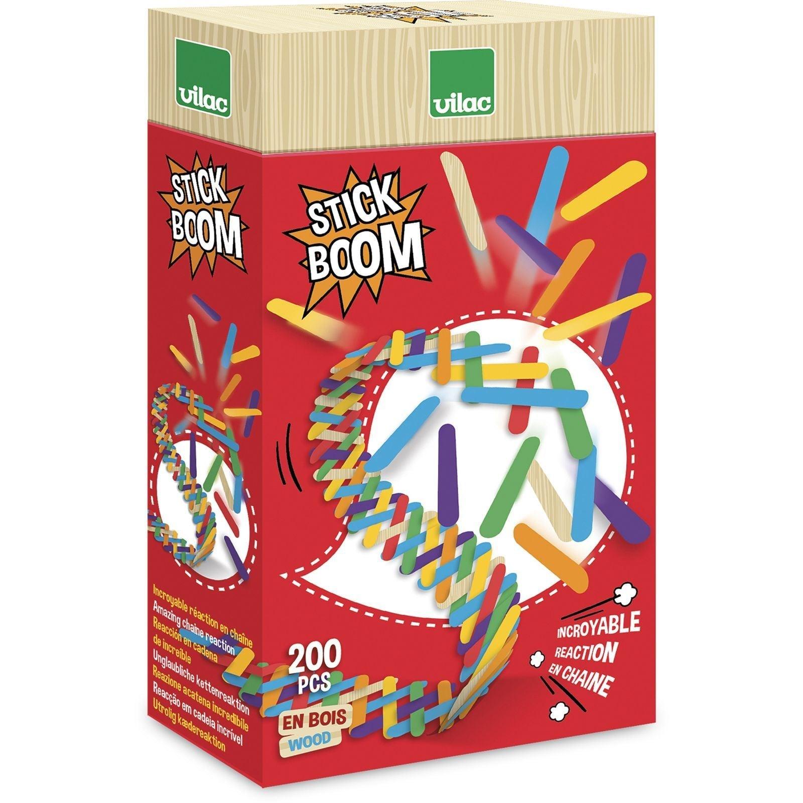 Vilac: konstrukcyjna gra zręcznościowa Stick Boom 200 el. - Noski Noski