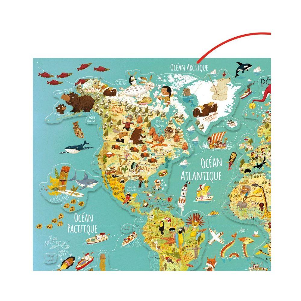 Vilac: magnetyczna Mapa Świata - Noski Noski