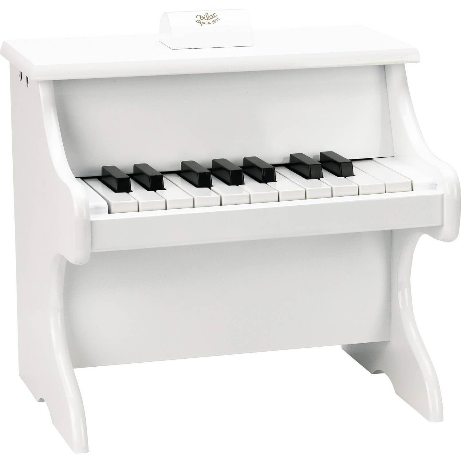 Vilac: pianino białe drewniane - Noski Noski