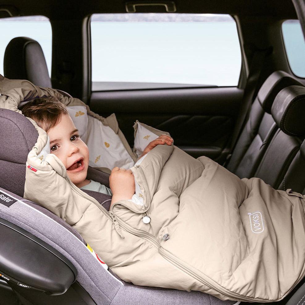 Voksi: saco de dormir para un carrito y asiento de auto explorador